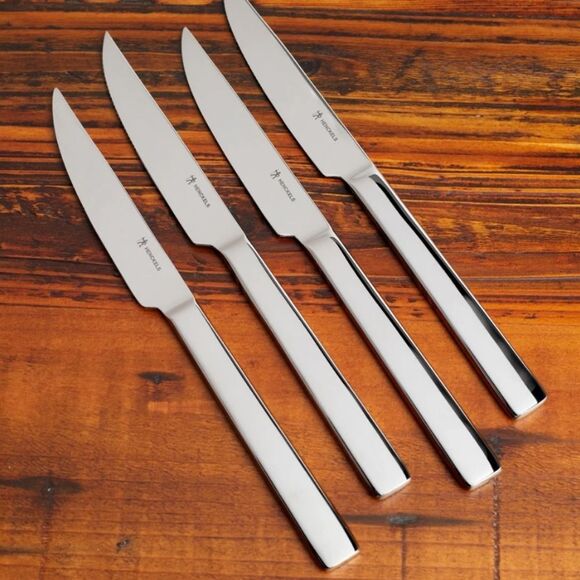 Zwilling J.A. Henckels Brushed Stainless Steel 4-PC Steak Set - Picture 1 of 5